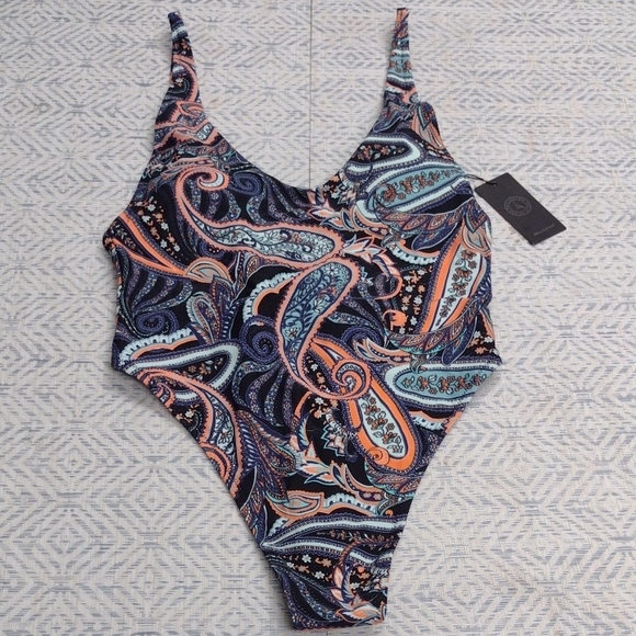 RELLECIGA Other - NEW RELLECIGA Paisley One Piece Swimsuit - Multicolor Vacation Beach